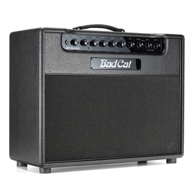 Bad Cat Jet Black 1x12 38W Tube Combo Amp w/ Footswitch & Cover for sale