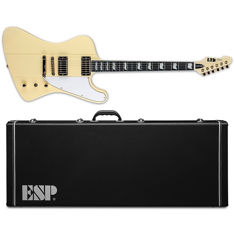 ESP LTD Phoenix-1000 Vintage White Electric Guitar + Hard Case Phoenix 1000 image 1