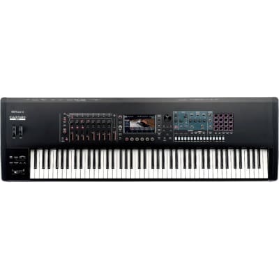 Roland Fantom-7EX 76-Key Synthesizer Workstation Keyboard, Black