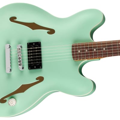 Fender Delonge Starcaster, Rosewood Fingerboard, Chrome Hardware, Surf Green image 3