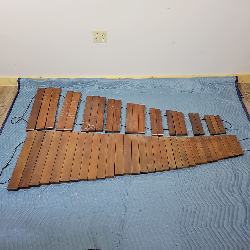 Bergerault Marimba 54 Rosewood Bar Complete Set 4 Octaves Reverb