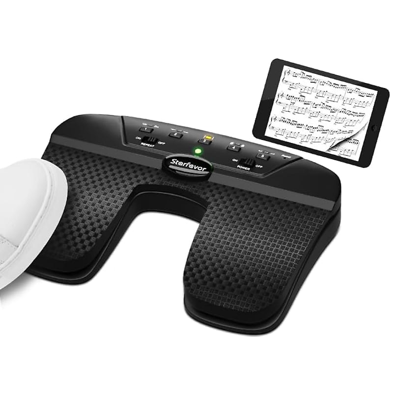 Page Turner Pedal For Ipad Usb Foot Pedal Wireless Reverb