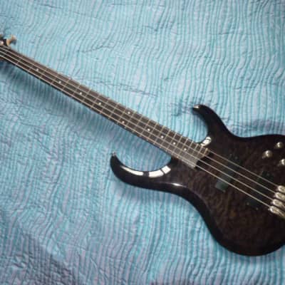 Ibanez BTB 400QM Active Bass 2001 - Black Quilted Top for sale