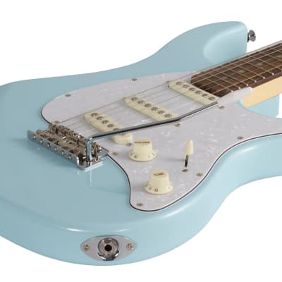 Peavey Peavey Raptor Custom Sky Blue SSS Electric Guitar with Rosewood Fretboard for sale