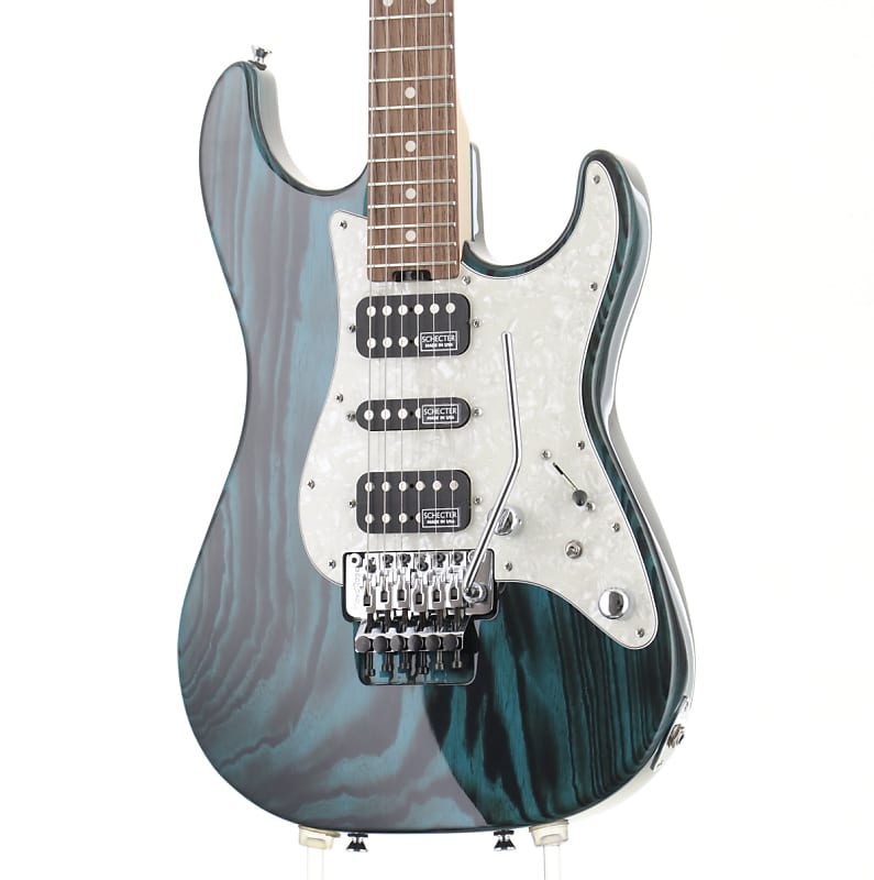 SCHECTER EX5-STD-FRT M/HR Buner & Indigo Light Blue [SN 201003] [08/28]