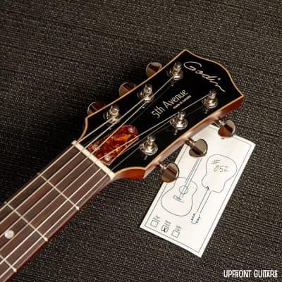 Godin 5th Avenue CW Kingpin II P90 Cognac Burst SF - No Bag/Case image 7