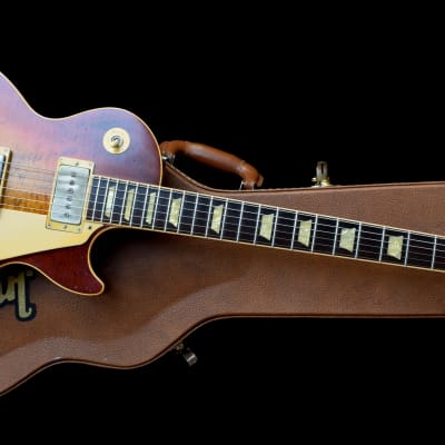Dax&Co. Refinished and Aged Gibson Les Paul "Dirty Cherry-Burst" Relic W/Case & COA! image 6