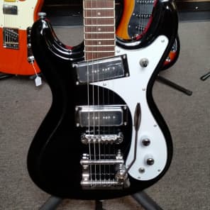 Jay Turser J-Tone JTMOSBK Mossman Electric Guitar Black image 1