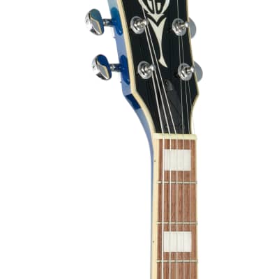 Ibanez GB10EM George Benson Electric Guitar, Jet Blue Burst image 7