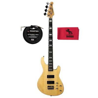 Sawtooth ST-JB24-NFG Americana Mod24 Natural Flame Bass w/ Cable & Cloth for sale