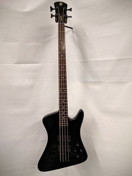 Spector Rex 4 Pro Rex4 Trans Black Stain Electric 4-String Bass - DEMO