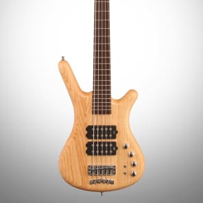 Warwick GPS Corvette Double Buck 5 Electric Bass, 5-String, Natural image 2