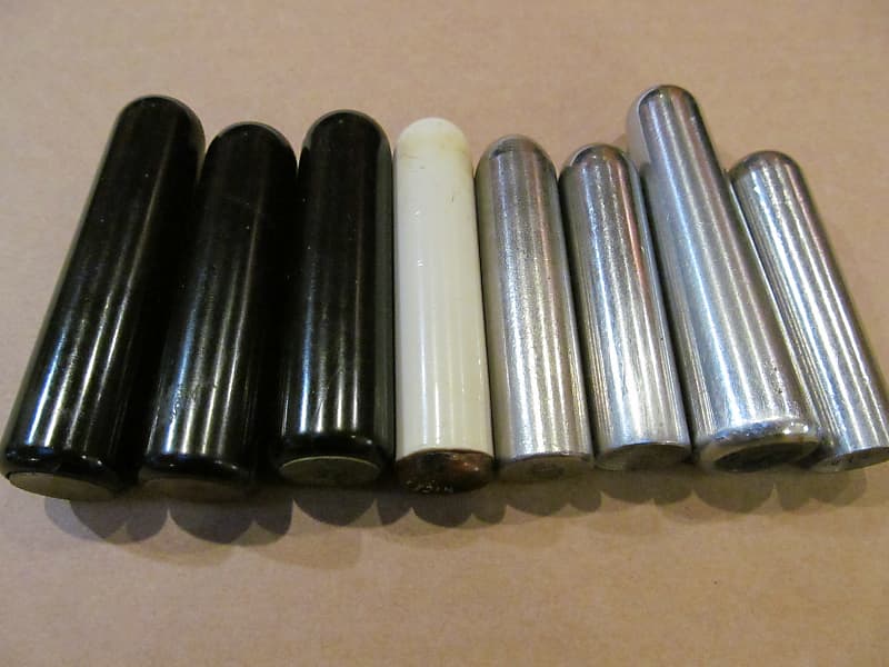 vintage lap steel slides tone bars lot of 8, 1 nick manoloff Reverb