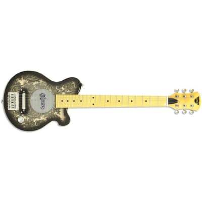 Pignose PGG-200PL Travel Guitar, Black Paisley | Reverb