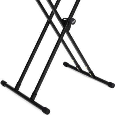 On-Stage Bullet Nose Keyboard Stand w/ Lok-Tight Attachment KS8191 image 2
