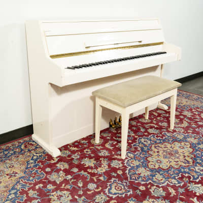 Baldwin E50HPI Upright Piano | Satin White | SN: 1508316 | Used image 3