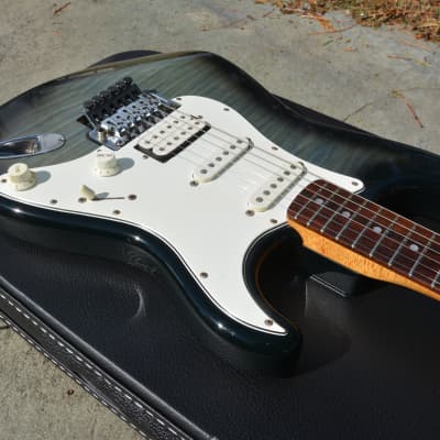1993-1994 Fender Stratocaster HSS Foto Flame with Floyd Rose, Rosewood Fretboard, Made in Japan image 19