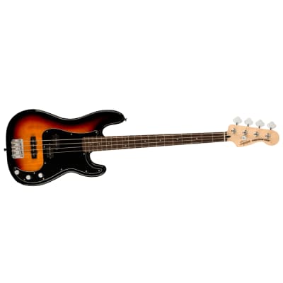 Fender Squier Affinity Precision Jazz Bass Guitar w/ Fender Play - 3 Color Sunburst image 4