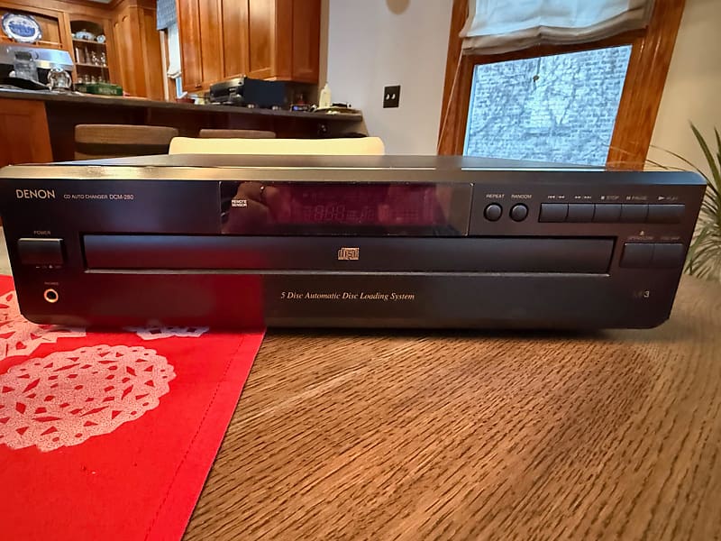 Denon DCM-280 Early 2000s - Black  			