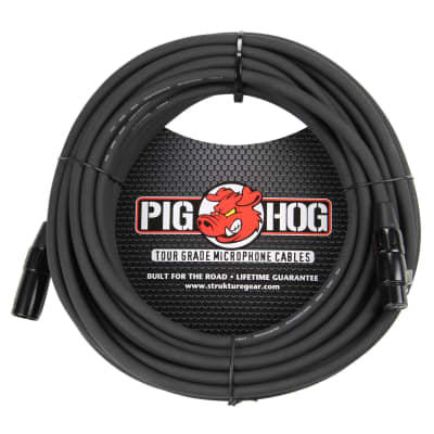 Pig Hog 8MM Tour Grade Microphone Cable, 50FT XLR (PHM50, Mic) image 1
