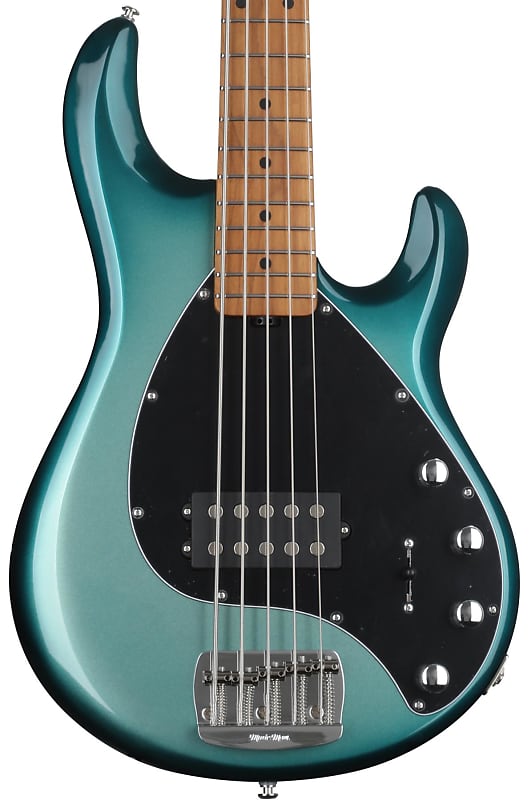 Ernie Ball Music Man StingRay Special 5 Bass Guitar - Frost Green Pearl with Maple Fingerboard image 1