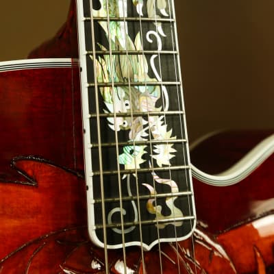 Gibson Super 400 China Dragon Bruce Kunkel Custom Masterpiece Archtop Guitar image 11