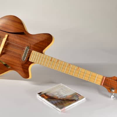 Murray Kuun Guitars Roxy archtop ukulele 2022 natural woods image 1