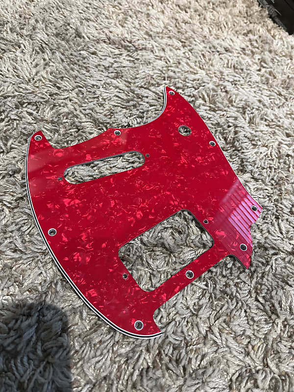 Squier Bullet Mustang Pickguard Hs 2023 Red Pearl Reverb 9521