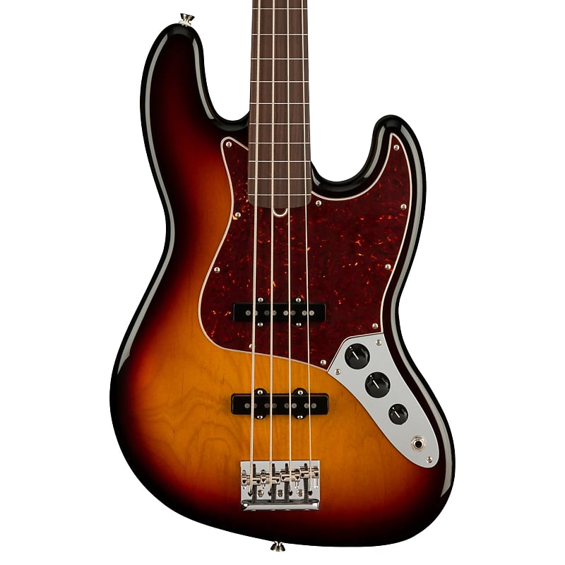 Fender American Professional II Jazz Bass® Fretless - 3-Color Sunburst image 1