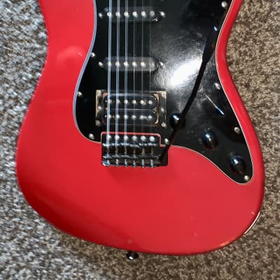Vintage 1980’s Tokai super edition Brad Gillis Strat Electric guitar made in japan 1980’s  Red image 4