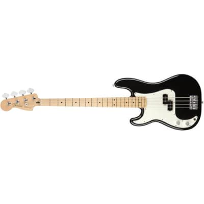 Fender Player Precision Left Handed Electric Bass Guitar, Maple Fingerboard, Black image 1