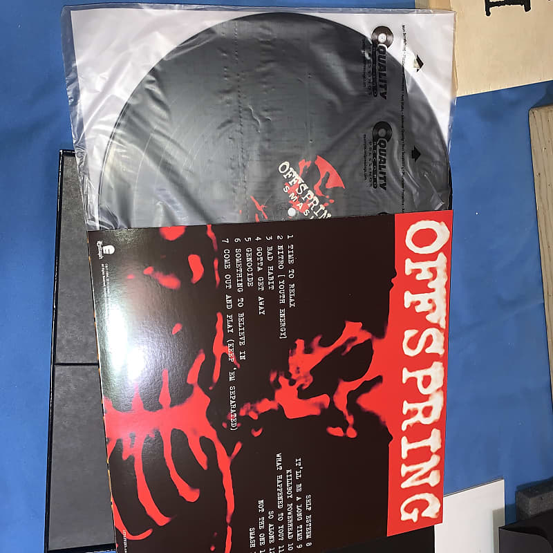 The Offspring Rare Smash 20th Anniversary Wooden box CDs LPs