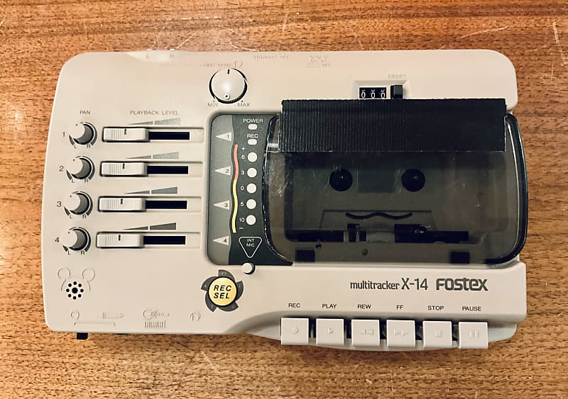 Fostex X14 Multitrack Cassette Recorder Analog 4 Track Reverb