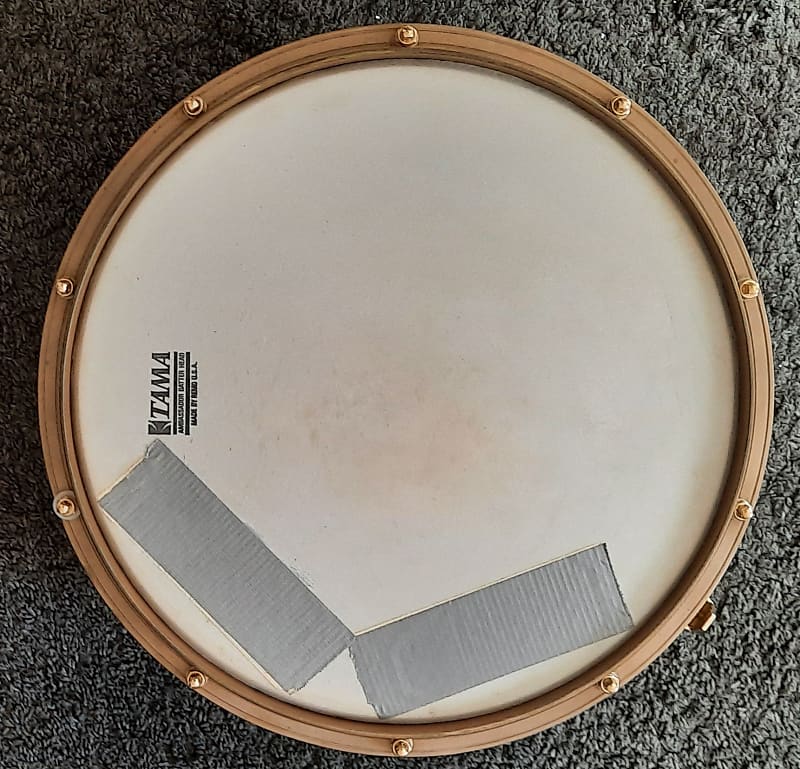 Tama Pro Custom Rosewood snare - bellbrass hoops - gold Tama Pro Custom Rosewood snare - bellbrass hoops - gold