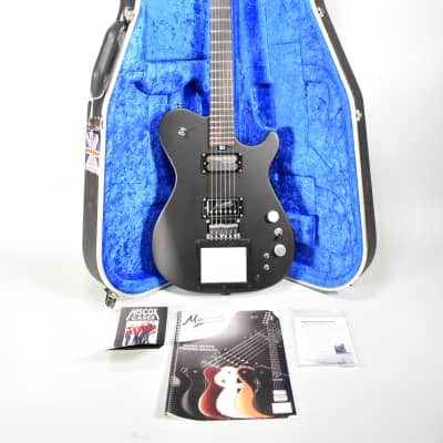 2020 Manson MA EVO MIDI Dry Satin Black Finish Electric Guitar w/OHSC image 1