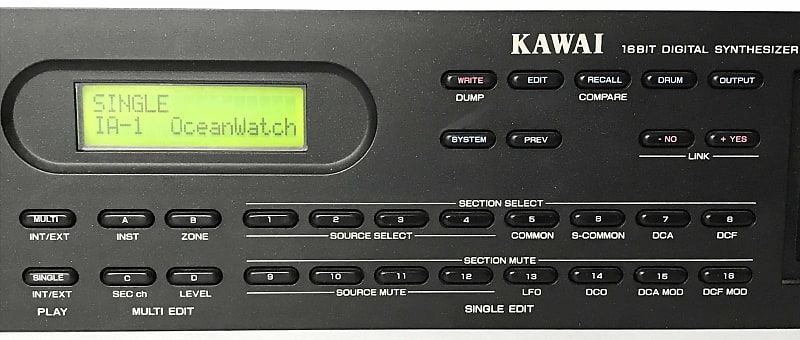 KAWAI K4R 音源モジュール 2 units of Vintage Kawai K4R Rack Digital Synthesizer sound