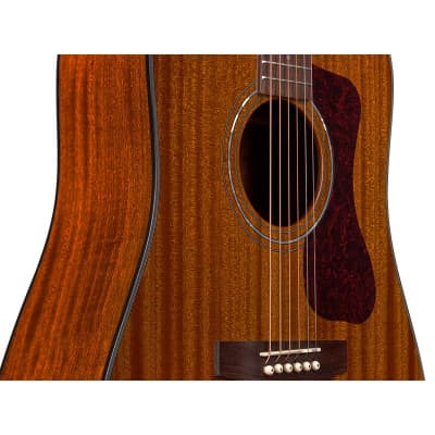 Guild D-120 Westerly Dreadnought Acoustic Guitar, Natural image 4
