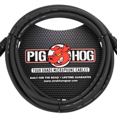 Pig Hog PHM10 Tour-Grade XLR Male to Female Mic Cable - 10' 2010s - Black