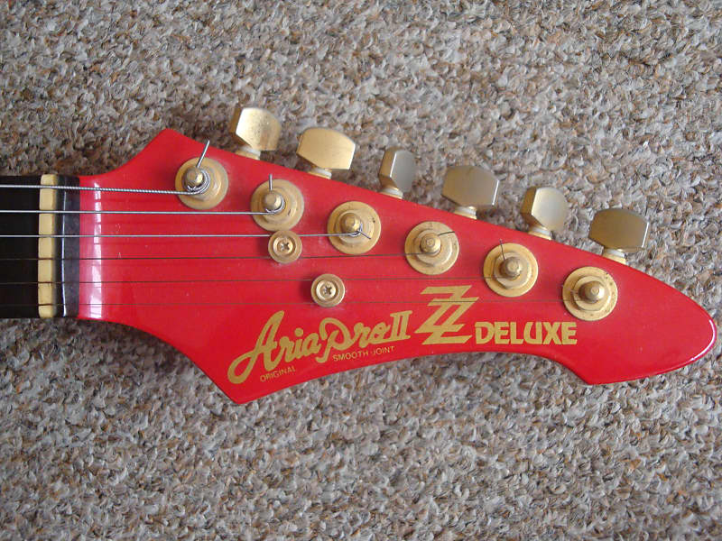 Aria Pro II ZZ Deluxe Explorer 1983 Red Made in Japan | Reverb