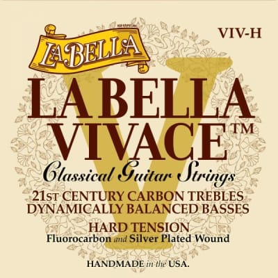 LaBella VIV-H La Bella Vivace - Hard Tension Classical Guitar Strings for sale