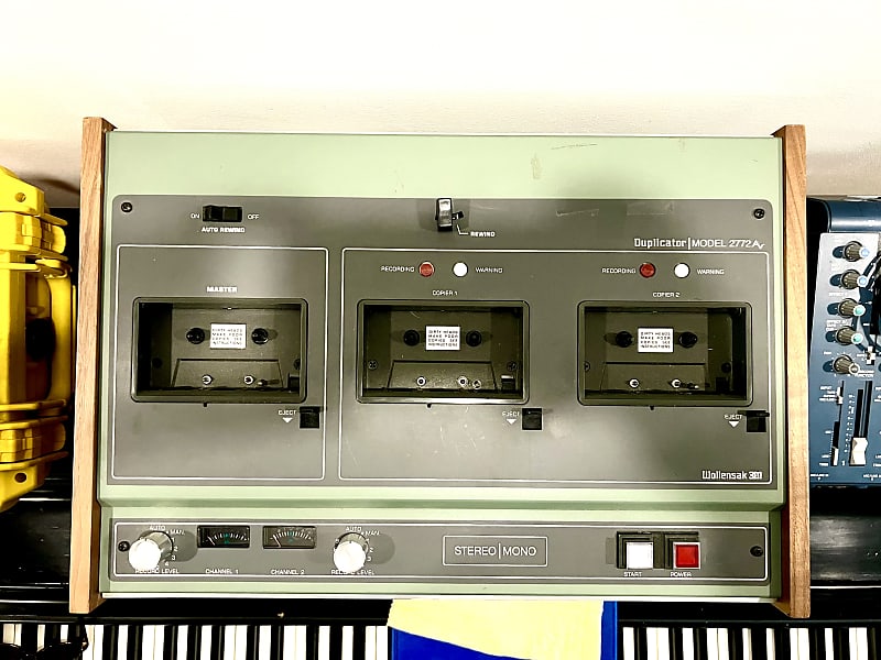 Wollensak 2772A Tape Duplicator 70’s Mint Green Reverb