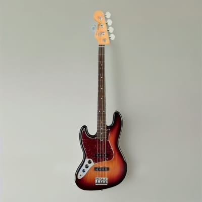 Fender American Professional II 4-String Jazz Bass Rosewood Fingerboard Guitar (Left-Handed, 3-Color Sunburst) image 9