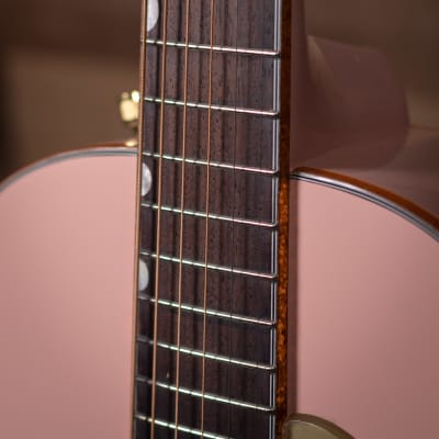 Gretsch  G5021E Rancher Penguin Parlor Acoustic/Electric, Shell Pink image 6