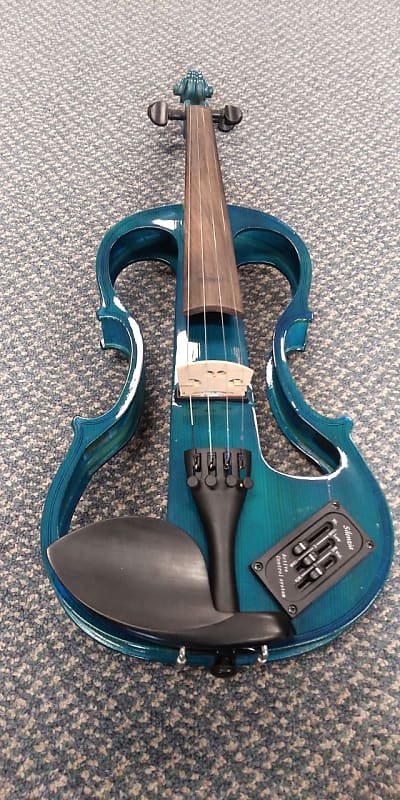 弦楽器 carlogiordano EV-202  Electric Violin Carlo giordano Electric violin EV202 (Through Blue) : Amazon