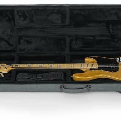 Gator Grey Transit Lightweight Bass Guitar Case, Universal/Generic Size image 5