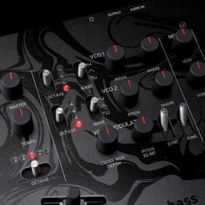 Korg Minilogue Bass 37-Key 4-Voice Polyphonic Synthesizer 2022 - Present - Black image 7