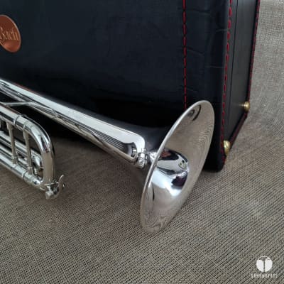 Vincent Bach Stradivarius 37 G GOLDBRASS bell trumpet GAMONBRASS case mouthpiece image 6