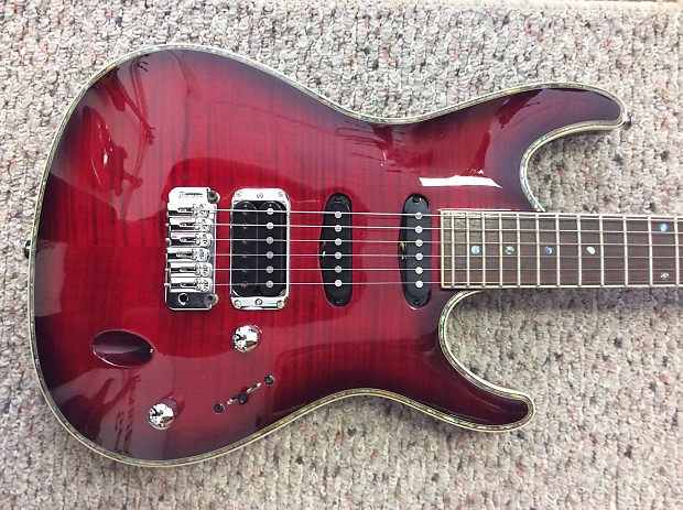 Ibanez SA 360 QM Transparent Red Burst | Reverb