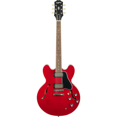 Epiphone ES-335 Semi-Hollowbody Electric Guitar, Cherry image 2