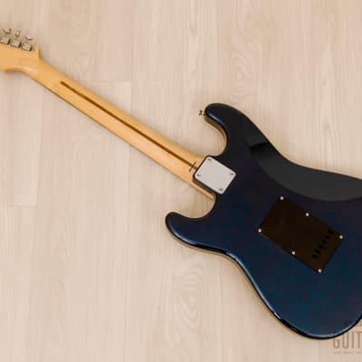 2010 Fender Aerodyne Stratocaster AST Gunmetal Blue, Near-Mint, Japan MIJ image 11